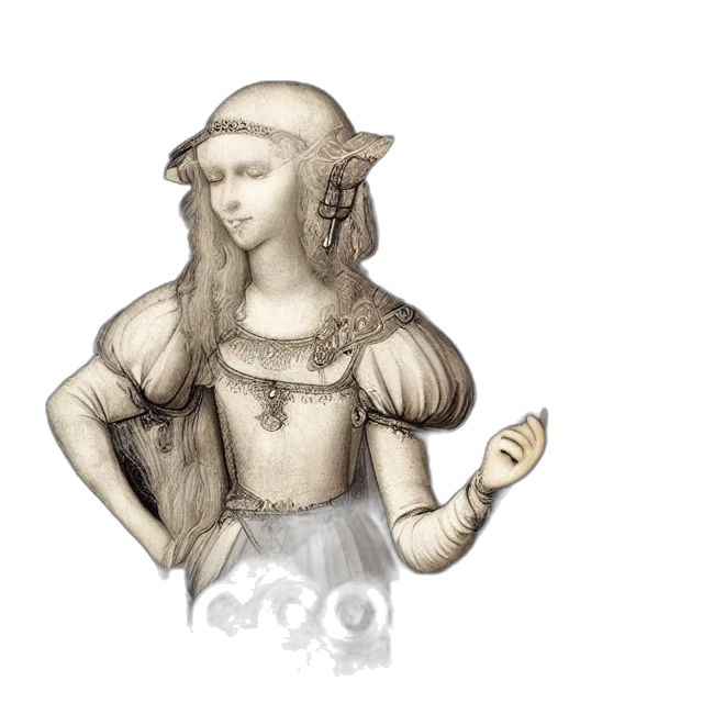 crown, dress, staff, hat transparent PNG cut-out