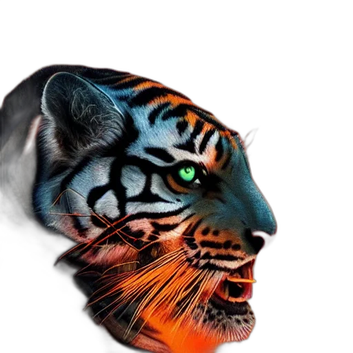 animal, mask, creature, face, photorealistic, 3d render, fantasy art, oil painting transparent PNG cut-out