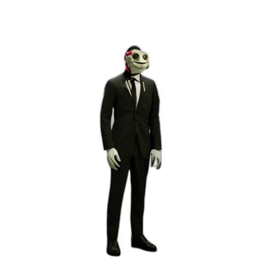 mask, robot, staff, creature transparent PNG cut-out