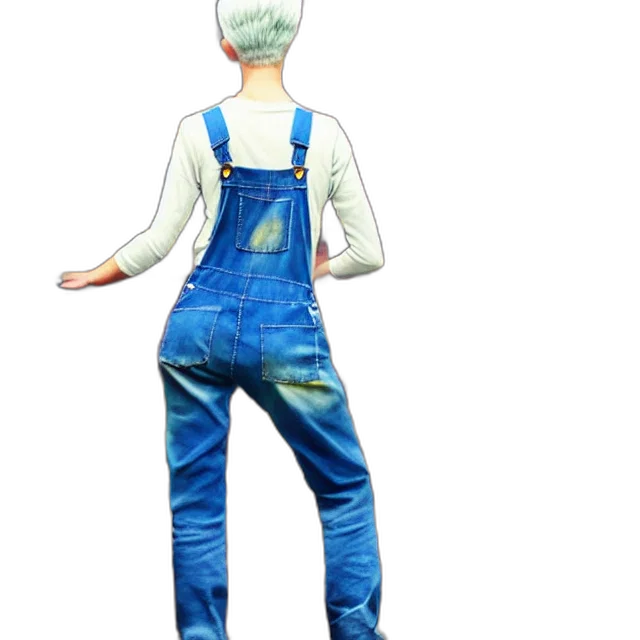 jacket, concept art, 3d render, photorealistic, watercolor, blue, full, body transparent PNG cut-out