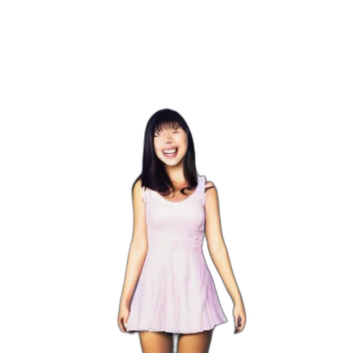 dress, creature, face, robot transparent PNG cut-out