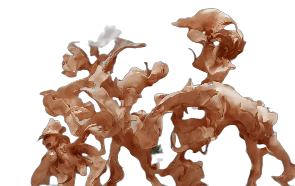 dragon, hair, mask, crown transparent PNG cut-out