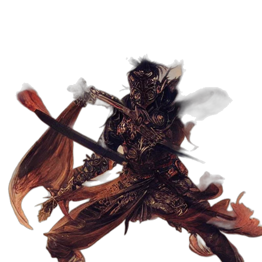 staff, dragon, creature, sword, concept art, fantasy art, 3d render, comic book art transparent PNG cut-out