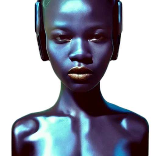 robot, face, mask, jewelry transparent PNG cut-out
