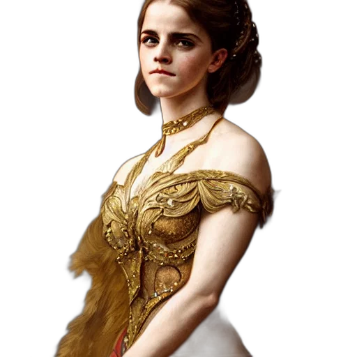 dress, crown, staff, jewelry transparent PNG cut-out