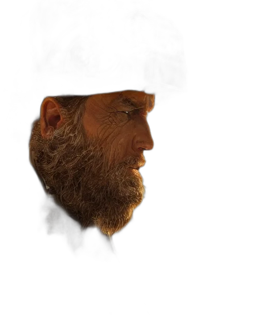 face, hat, mask, staff transparent PNG cut-out