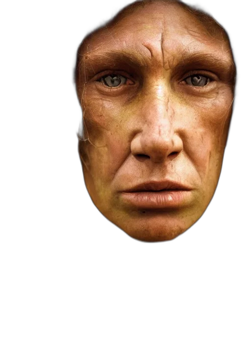 face, mask, creature, animal transparent PNG cut-out