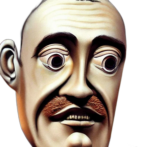 mask, face, staff, hat, photorealistic, 3d render, concept art, cartoon transparent PNG cut-out