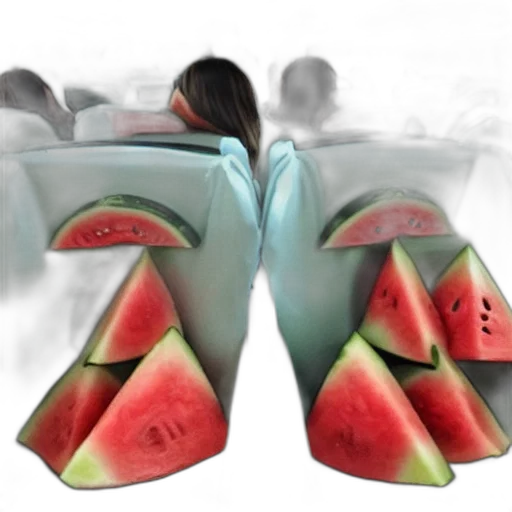 shoes, mask, jewelry, food, photorealistic, concept art, vaporwave, 3d render transparent PNG cut-out