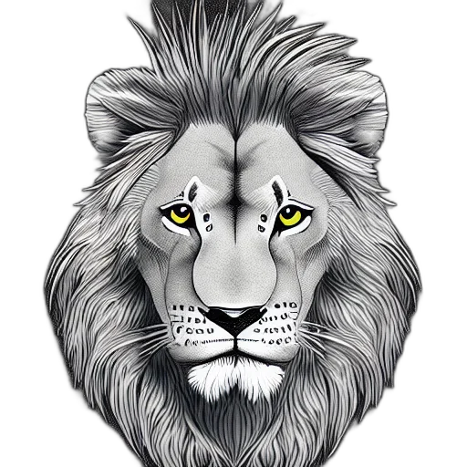 animal, crown, fantasy art, photorealistic transparent PNG cut-out