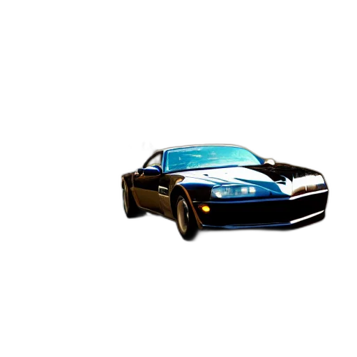 car, animal, weapon, 3d render, photorealistic, concept art, vaporwave, blue transparent PNG cut-out