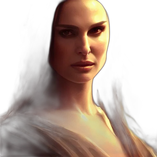 face, fantasy art, photorealistic, concept art transparent PNG cut-out