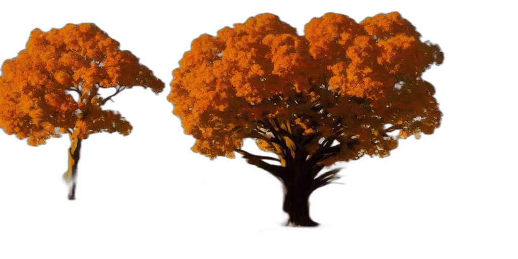 tree, crown, hair, animal, 3d render, photorealistic, concept art, fantasy art transparent PNG cut-out