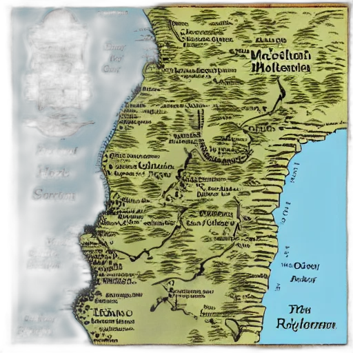 crown, concept art, map, michigan, middle, earth transparent PNG cut-out