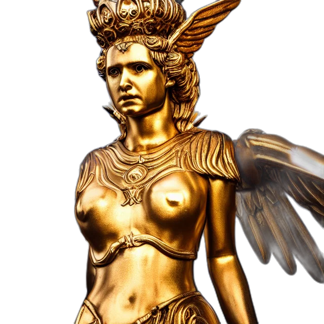 jewelry, crown, fantasy art, 3d render, concept art, photorealistic, golden, photo transparent PNG cut-out