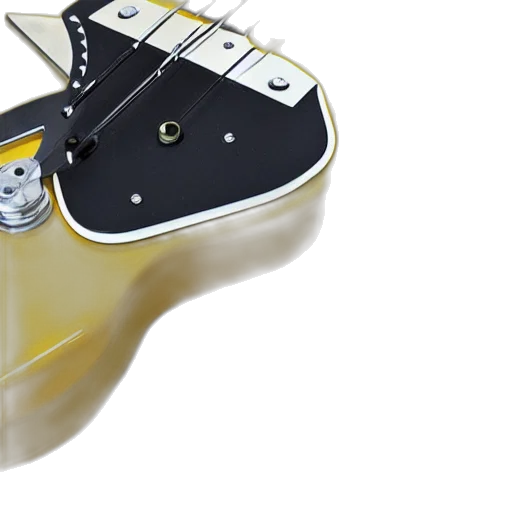 3d render, dewalt, fender, jazzmaster transparent PNG cut-out