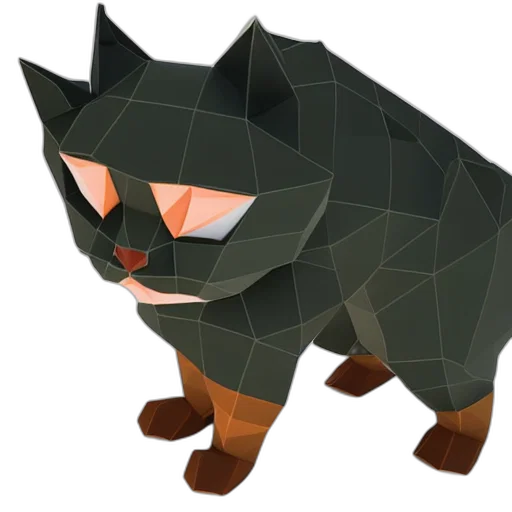 animal, creature, mask, staff, 3d render, concept art, pixel art, fantasy art transparent PNG cut-out