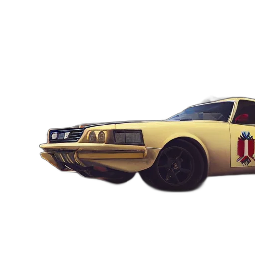 car, concept art, 3d render, photorealistic transparent PNG cut-out