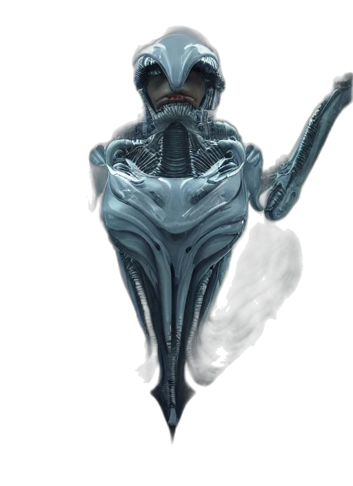 dragon, mask, creature, robot transparent PNG cut-out