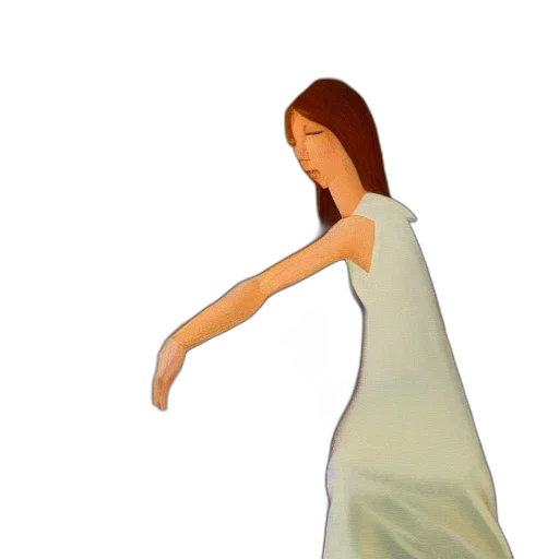 dress, staff, 3d render, concept art transparent PNG cut-out