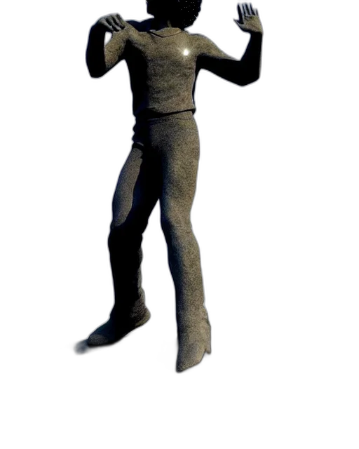 robot, mask, staff, creature, 3d render, concept art, photorealistic, fantasy art transparent PNG cut-out