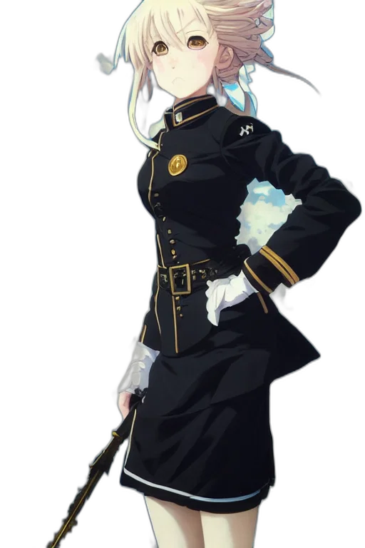 staff, jacket, weapon, dress transparent PNG cut-out