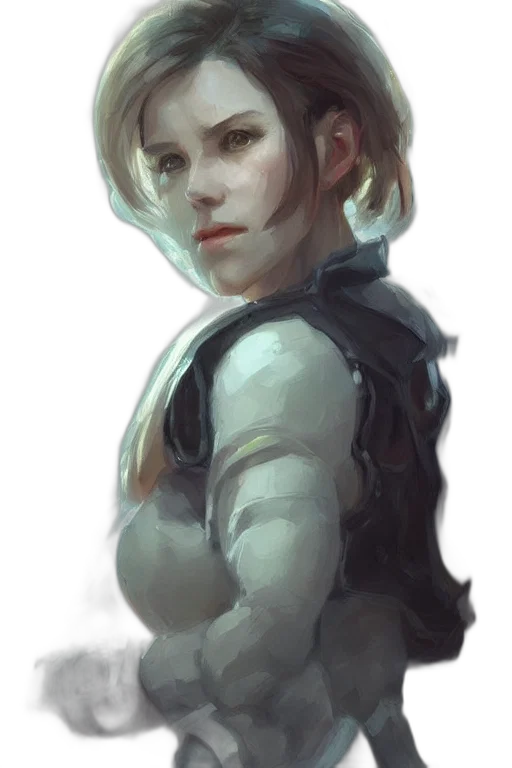 face, robot, mask, dress, concept art, fantasy art, watercolor, oil painting transparent PNG cut-out