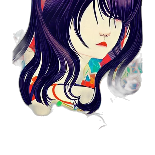 mask, face, jewelry, hair, fantasy art, cartoon, photorealistic, anime transparent PNG cut-out