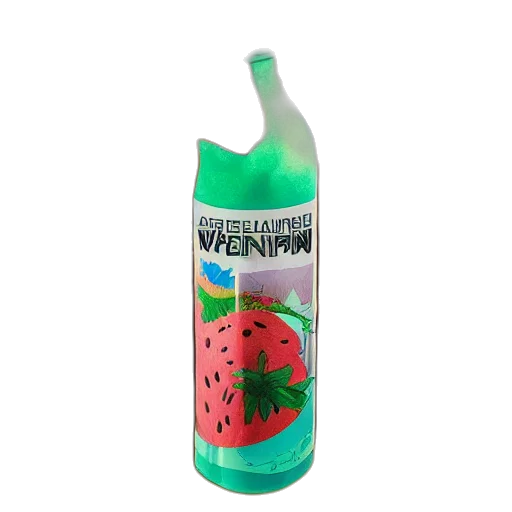 bottle, weapon, food, vaporwave transparent PNG cut-out