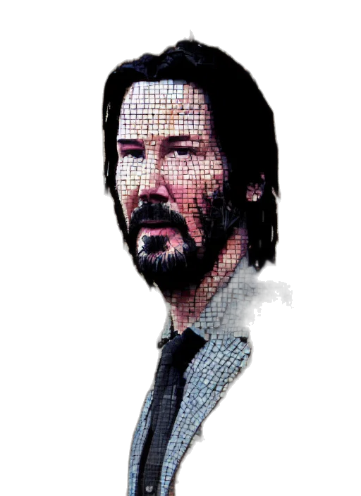 robot, face, jacket, hair, pixel art, photorealistic, 3d render, comic book art transparent PNG cut-out