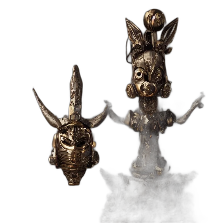 jewelry, crown, mask, concept art, 3d render, fantasy art, octane, render transparent PNG cut-out