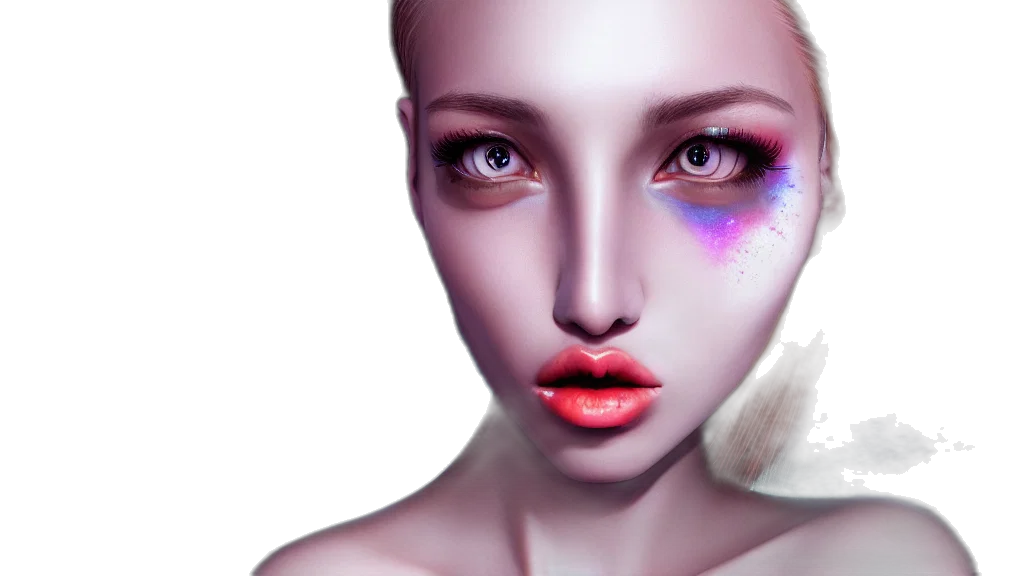 face, jewelry, mask, robot, photorealistic, 3d render, fantasy art, concept art transparent PNG cut-out