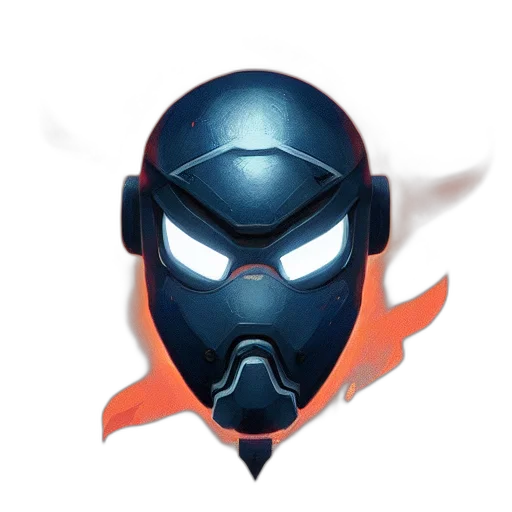 mask, face, robot, concept art transparent PNG cut-out