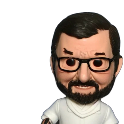 staff, face, cartoon, 3d render, concept art, mariano, rajoy, funko transparent PNG cut-out