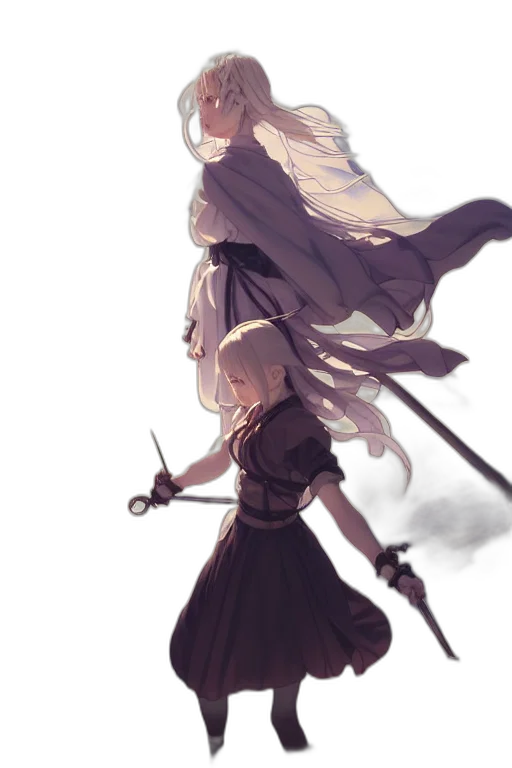 sword, weapon, staff, dress transparent PNG cut-out
