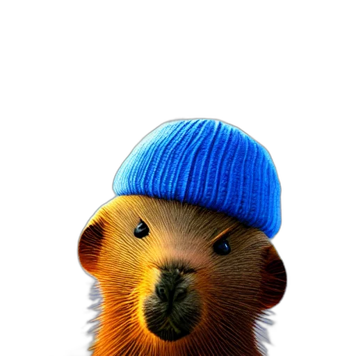hat, animal, hair, creature transparent PNG cut-out