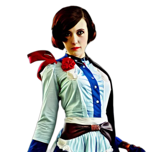 staff, dress, concept art, photorealistic transparent PNG cut-out
