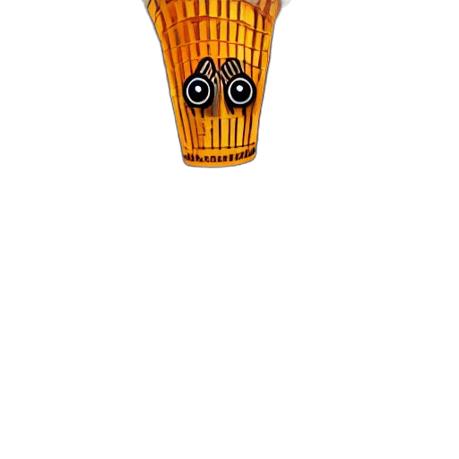 mask, staff, crown, hat transparent PNG cut-out