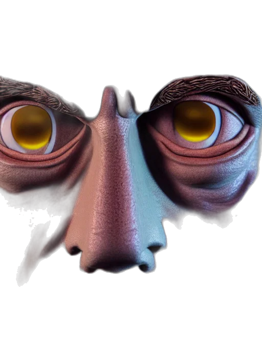 mask, face, creature, robot transparent PNG cut-out