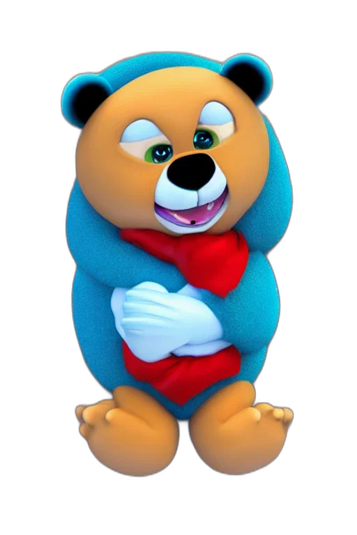 staff, animal, creature, 3d render transparent PNG cut-out