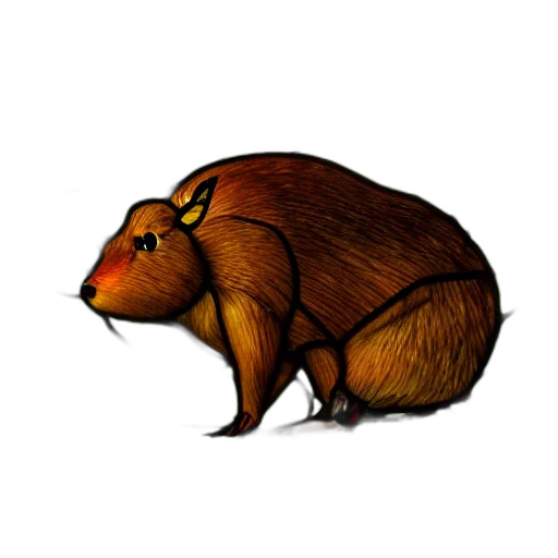 animal, creature, staff, hair transparent PNG cut-out
