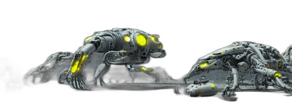 robot, animal, creature, weapon transparent PNG cut-out