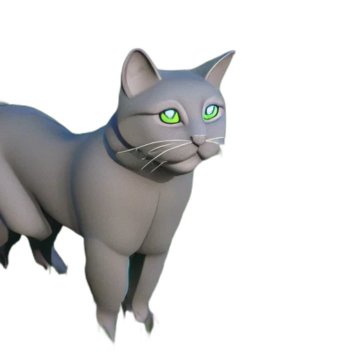 animal, creature, 3d render, concept art transparent PNG cut-out