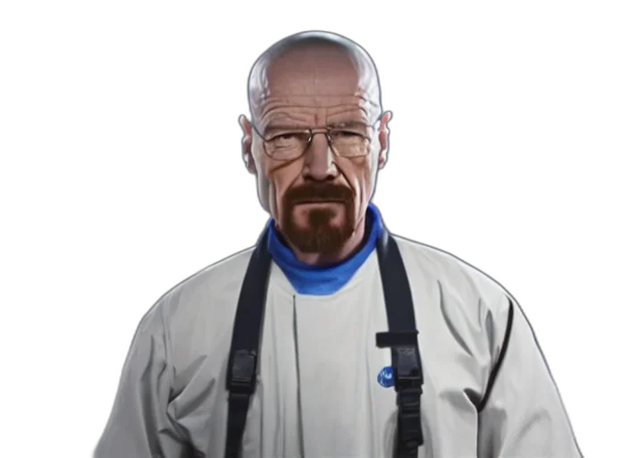 jacket, staff, robot, face transparent PNG cut-out