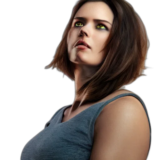 face, jewelry, dress, staff transparent PNG cut-out