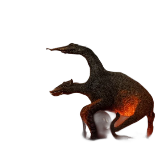 dragon, animal, creature, hair transparent PNG cut-out