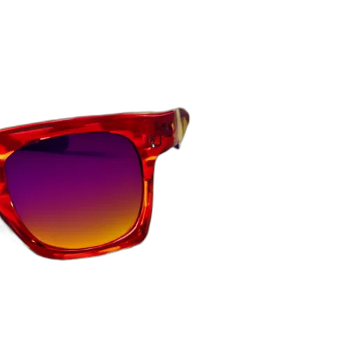 3d render, red, fox, wearing, sunglasses, chilling, beach, photo transparent PNG cut-out