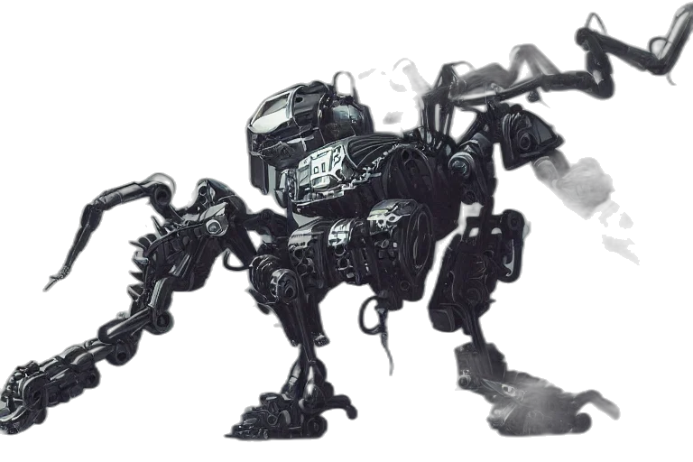 robot, weapon, creature, animal transparent PNG cut-out