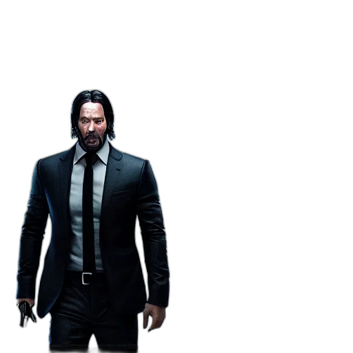 jacket, hair, weapon, animal, concept art, 3d render, pixel art, cyberpunk transparent PNG cut-out