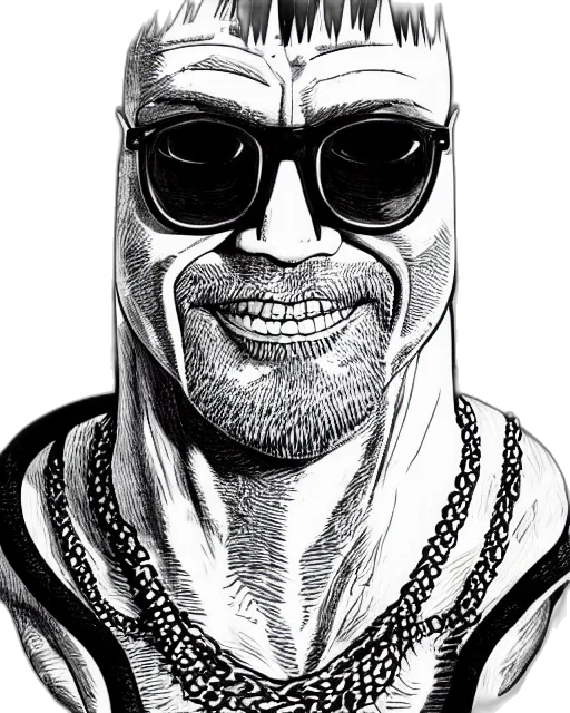 face, comic book art, cartoon, concept art transparent PNG cut-out